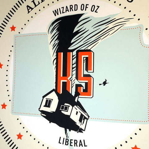 Altered State Seal: Liberal, KS Prints Chop Shop