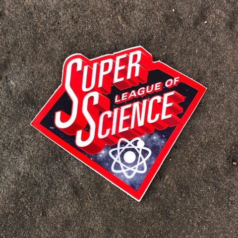 Super League of Science Stickers Stickers Chop Shop