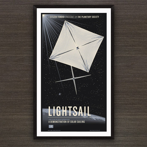 LightSail from the Historic Robotic Spacecraft Series Prints The Planetary Society