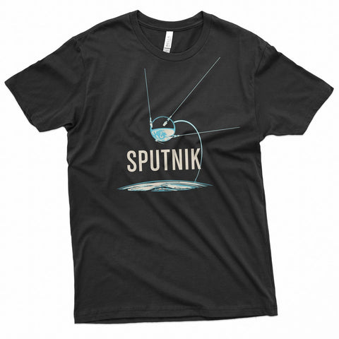 Sputnik T-shirt for Men T-Shirts Chop Shop in Space