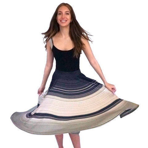 Rings of Saturn Twirl Skirt Long Skirts chopshopstore