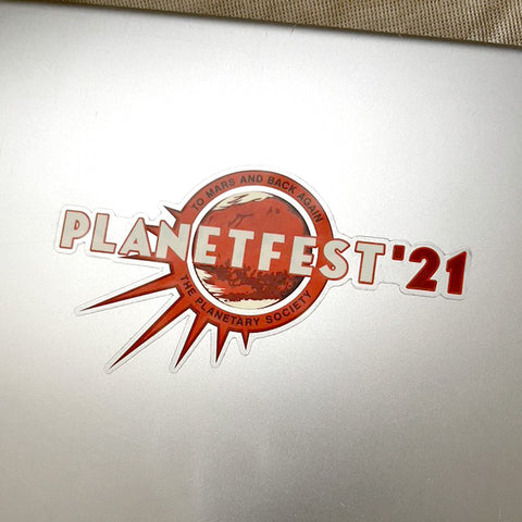 Planetfest '21 Sticker for The Planetary Society Stickers The Planetary Society