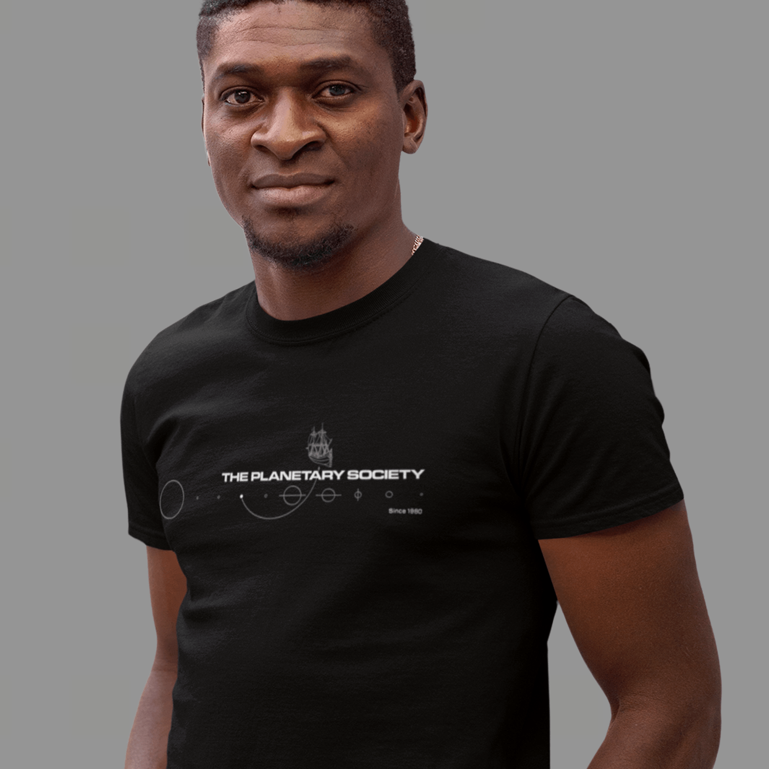 Planetary Society Original Clipper Logo for Men T-Shirts The Planetary Society