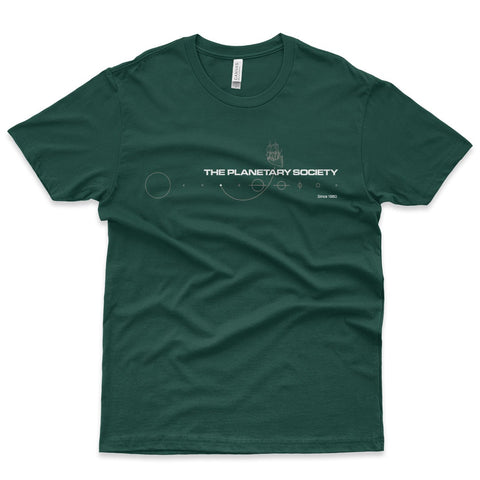 Planetary Society Original Clipper Logo for Men T-Shirts The Planetary Society