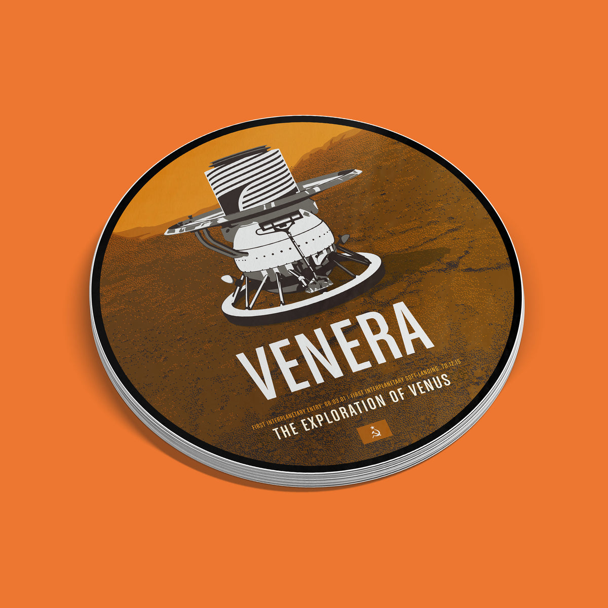 Venera Sticker from the Historic Robotic Spacecraft Series – chopshopstore