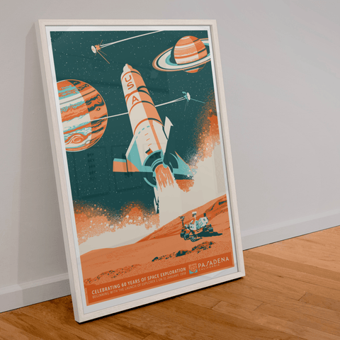 60 Years of Space Exploration in Pasadena, CA Prints Chop Shop in Space