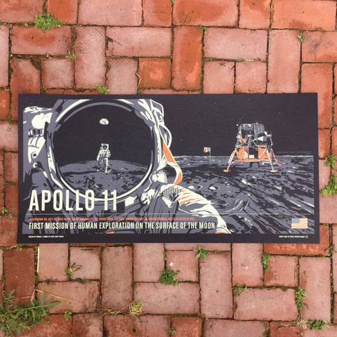 Apollo 11 from the Giant Leaps in Space Print Series Prints Chop Shop in Space