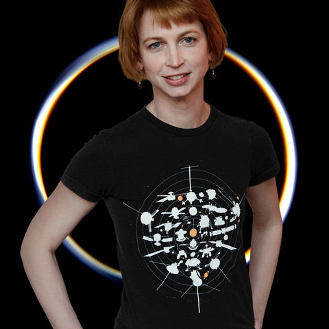 Beyond Earth (23 Deep Space Missions) for Women T-Shirts Chop Shop in Space