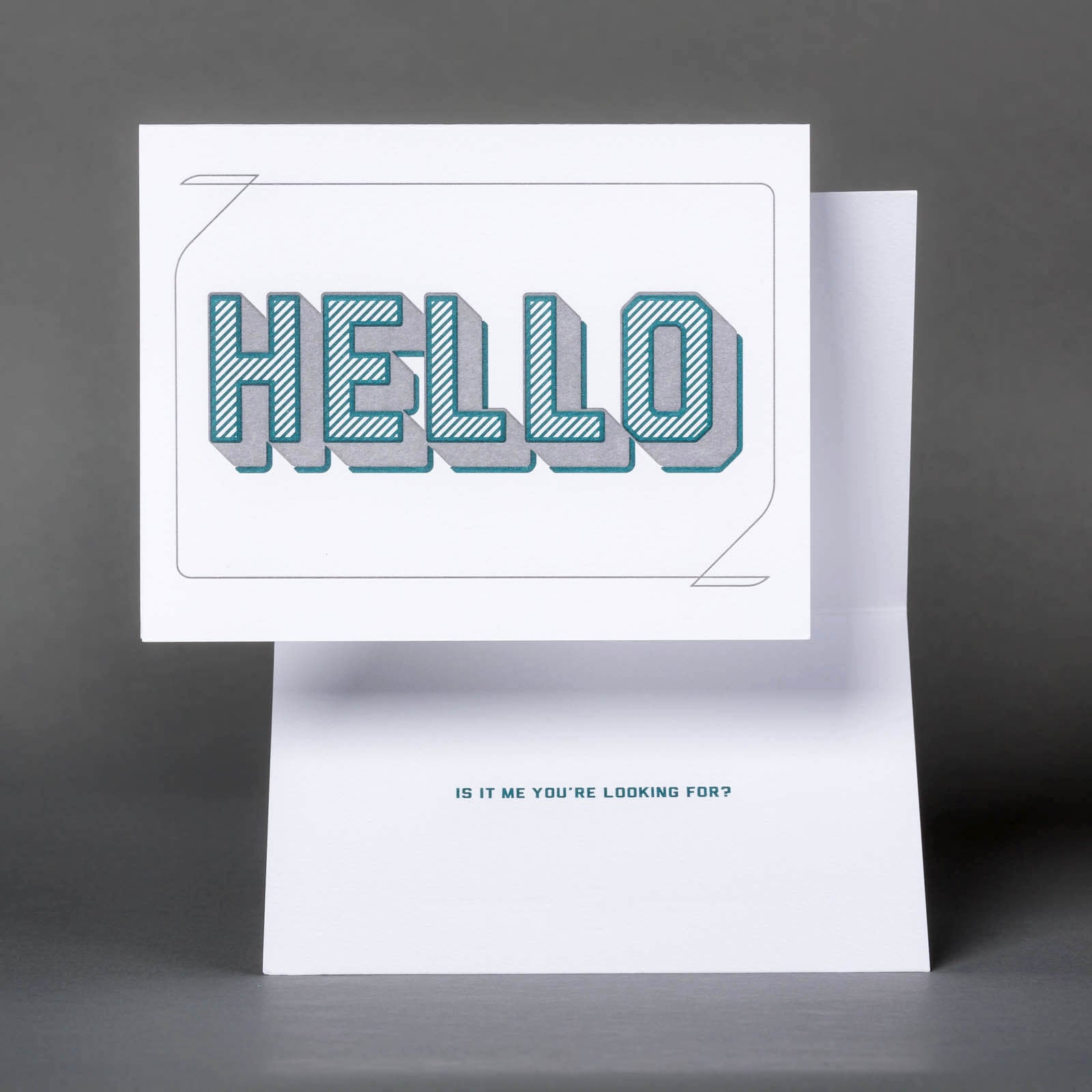 Hello, Is It Me? Greeting Card. Greeting Cards Chop Shop