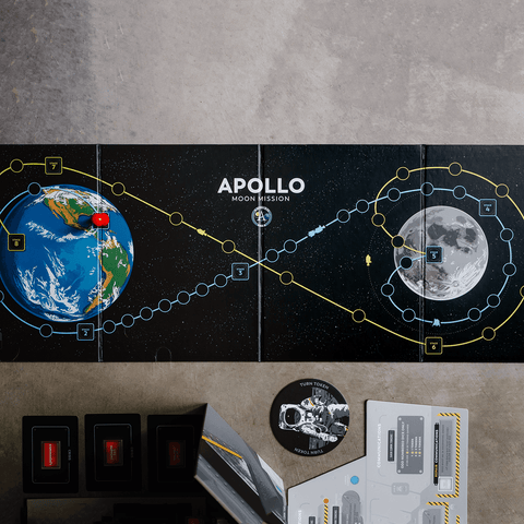 Apollo NASA Moon Missions Board Game Games Chop Shop in Space