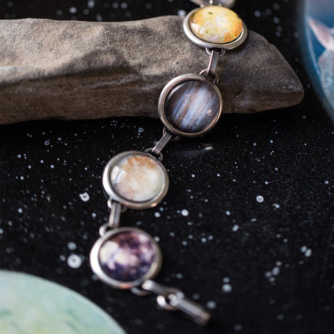 Galilean Moons of Jupiter Bracelet Jewelry Yugen Handmade