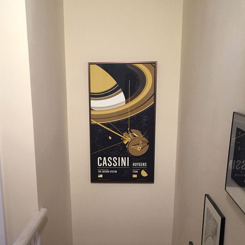 Cassini from the Historic Robotic Spacecraft Series Prints Chop Shop in Space