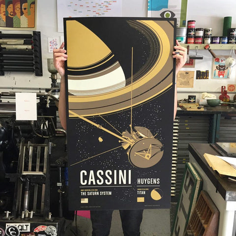 Cassini from the Historic Robotic Spacecraft Series Prints Chop Shop in Space