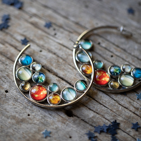 Solar System Hoop Earrings – chopshopstore