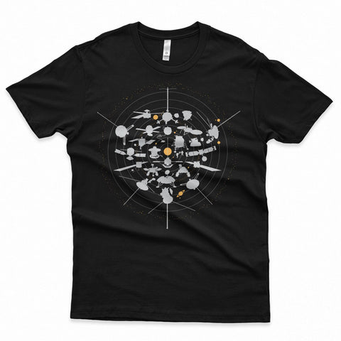 Beyond Earth (23 Deep Space Missions) for Men T-Shirts Chop Shop in Space