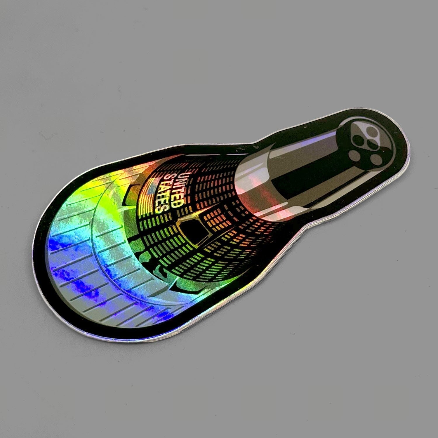 Crewed Missions: Gemini Holographic Style Sticker Stickers Chop Shop in Space