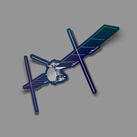 Future Missions: Europa Clipper Holographic Style Sticker