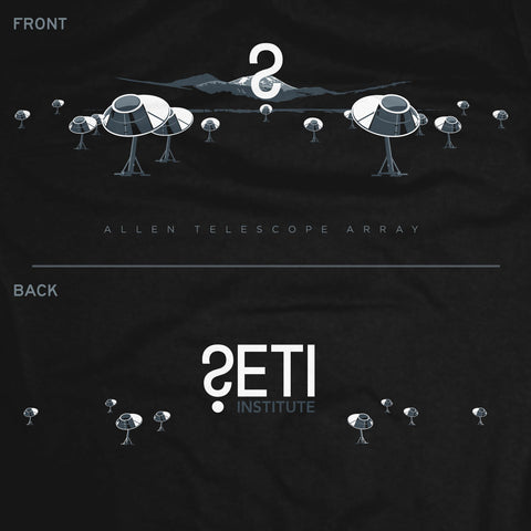 The Allen Array Telescope at SETI Tee for Men T-Shirts SETI