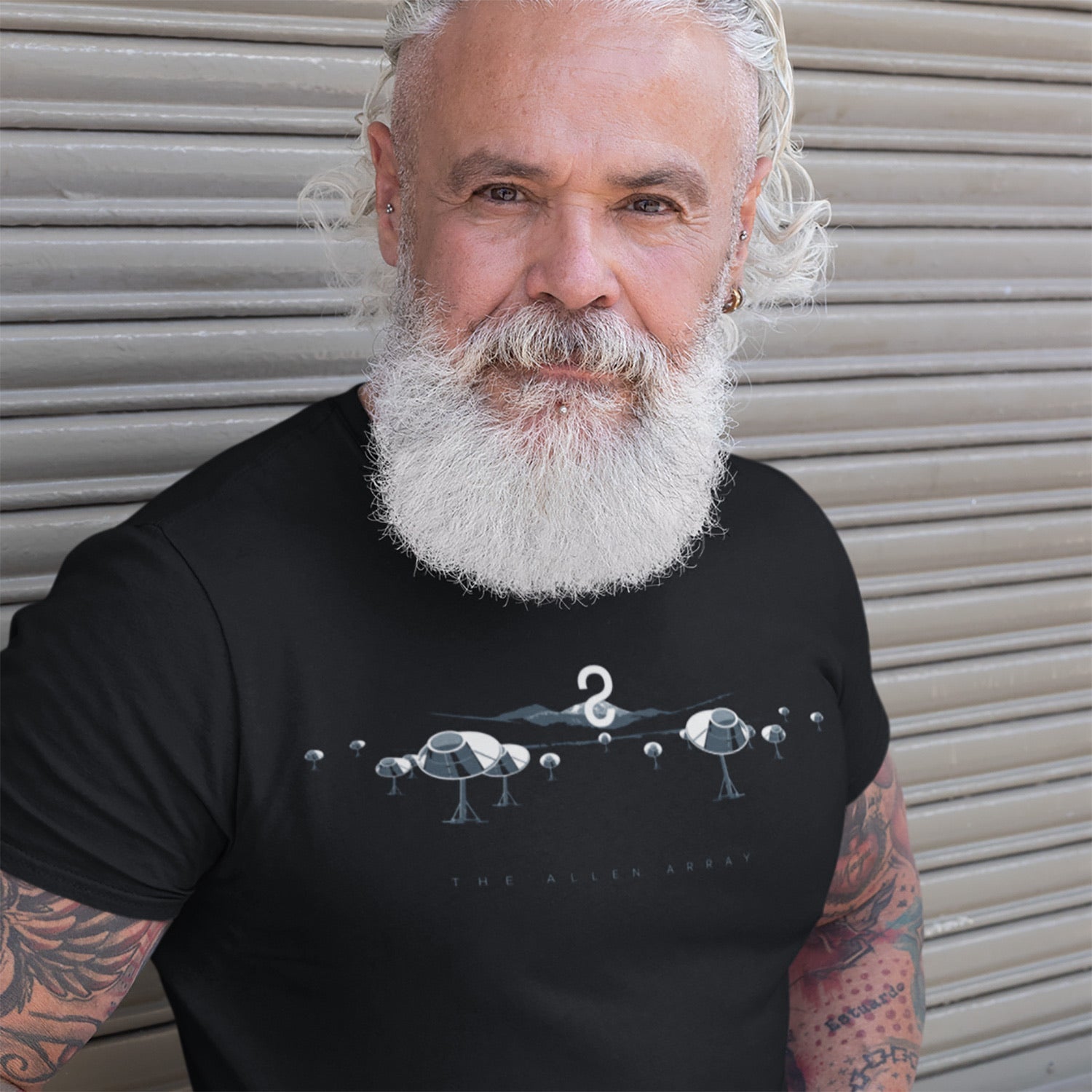 The Allen Array Telescope at SETI Tee for Men T-Shirts SETI