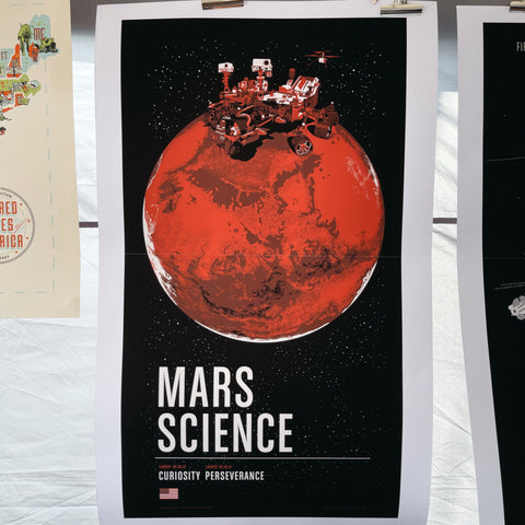 Mars Science from the Historic Robotic Spacecraft Series Prints Chop Shop in Space