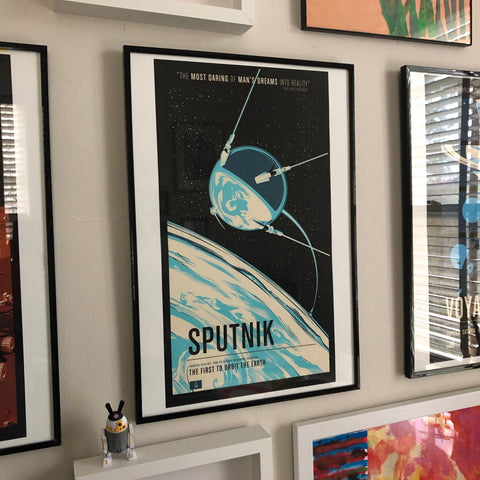 Sputnik from the Historic Robotic Spacecraft Series Prints Chop Shop in Space