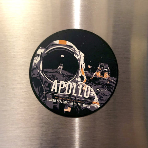 Apollo Magnet From the Giant Leaps in Space Series Magnets Chop Shop in Space