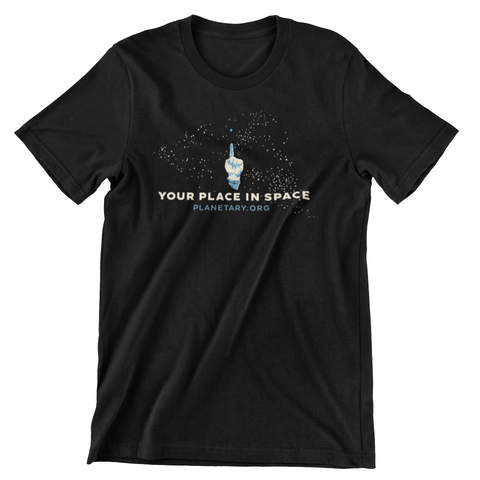 Your Place in Space for Men T-Shirts The Planetary Society