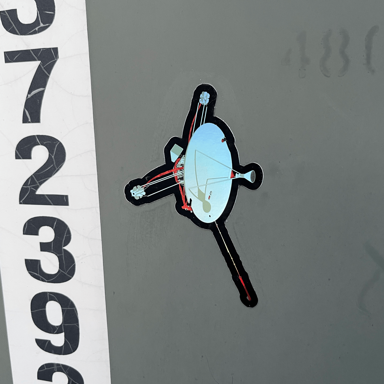 First Beyond Mars: Pioneer Holographic Style Sticker Stickers Chop Shop in Space