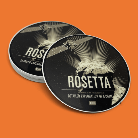 Rosetta Sticker from the Historic Robotic Spacecraft Series Stickers Chop Shop in Space