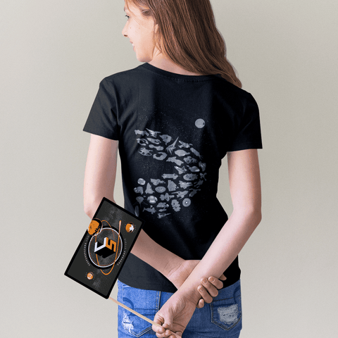 Starship Armada (113 Icons of Spaceships) for Women T-Shirts Chop Shop