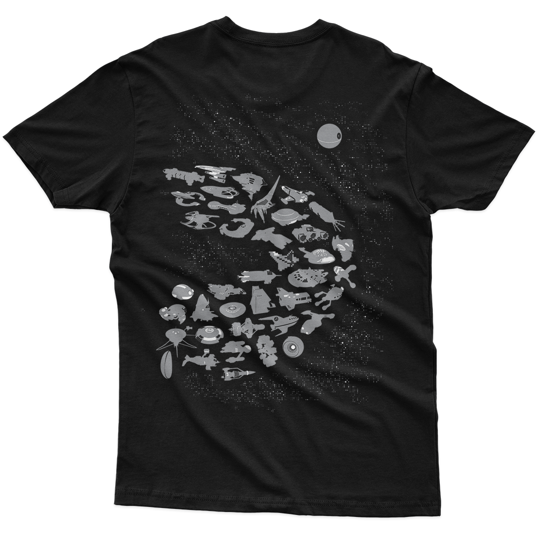 Starship Armada (113 Icons of Spaceships) for Men T-Shirts Chop Shop