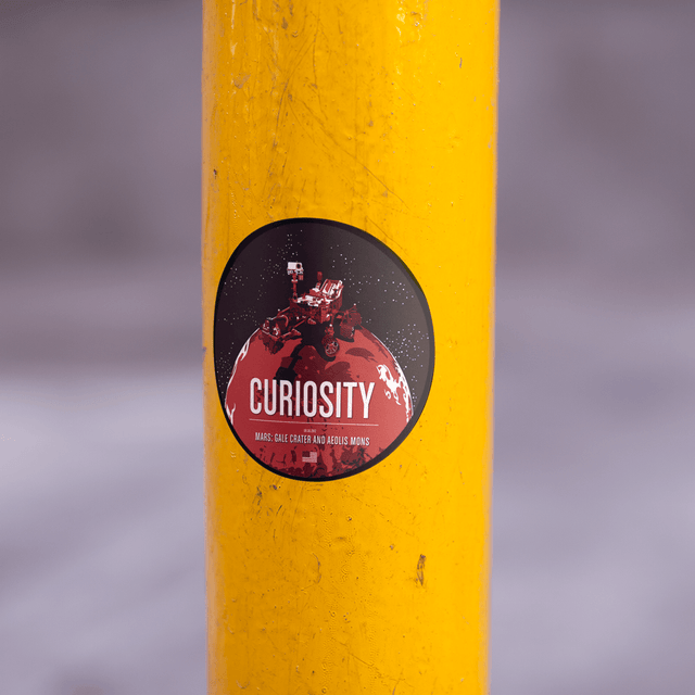 Mars Science Sticker from the Historic Robotic Spacecraft Series