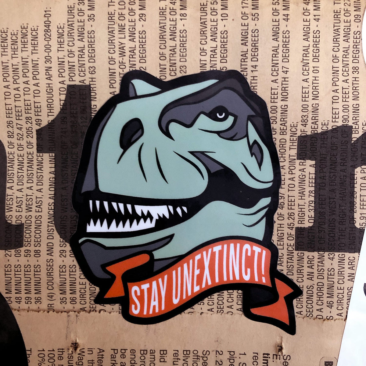 Stay Unextinct Sticker for Planetary Society – chopshopstore