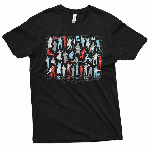 VideoRock (32 Icons of 80's Pop) T-Shirts Chop Shop